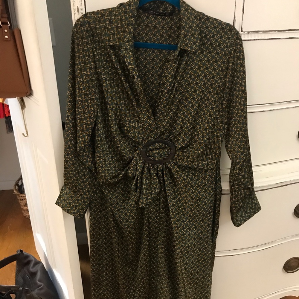 Zara Silk horsebit dress